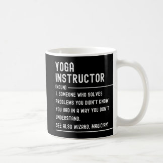 Yoga Instructor Definition Shirts Funny Job Title Kaffeetasse