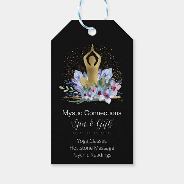 Yoga Instructor Energy Healer Crystals Reiki Welln Geschenkanhänger (Vorderseite)