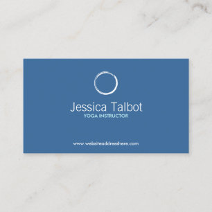 YOGA INSTRUCTOR, FITNESS TRAINER Business Card Visitenkarte