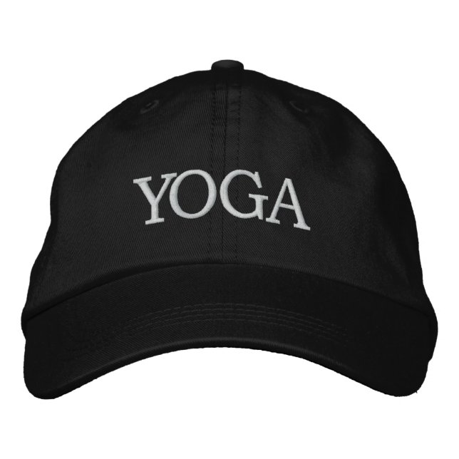 YOGA Instructor Hat Bestickte Kappe (Vorderseite)
