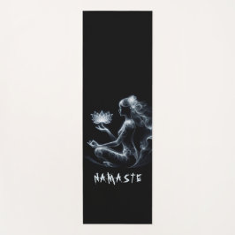 Yoga Instructor Lotus Medizin Pose Glühen Nebel Yogamatte