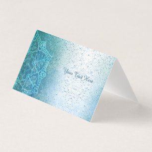 Yoga Instructor Mandala Visitenkarte Visitenkarten