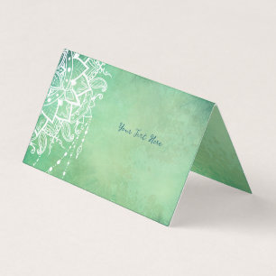 Yoga Instructor Mandala Visitenkarte Visitenkarten