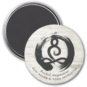 Yoga Instructor Meditation Pose Healer ZEN Symbol Magnet