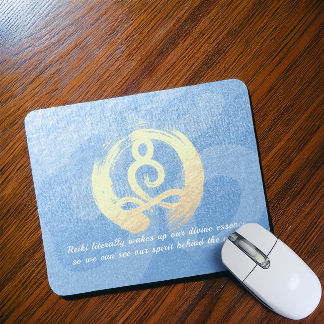 Yoga Instructor Meditation Pose Zen Om Sign Quotes Mousepad (Von Creator hochgeladen)