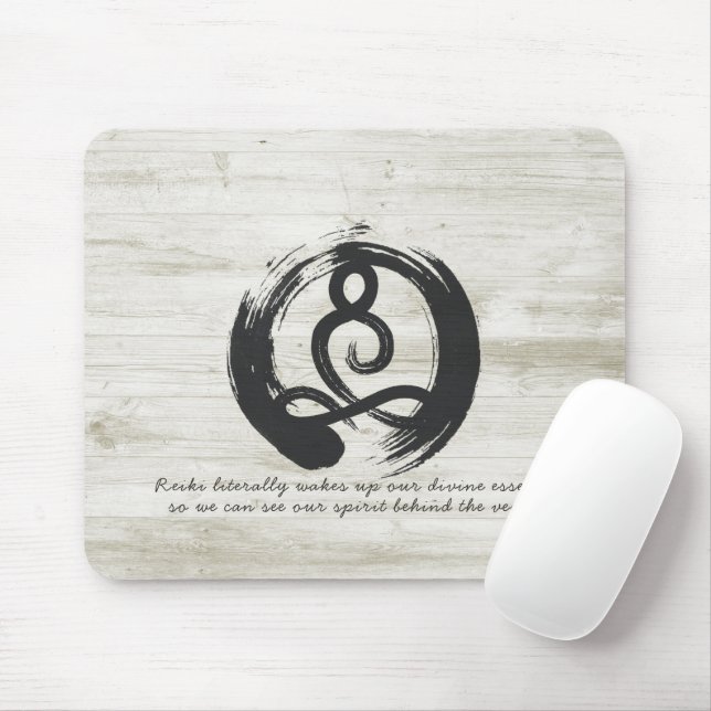 Yoga Instructor Meditation Pose Zen Symbol Quotes Mousepad (Mit Mouse)