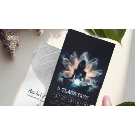 Yoga Instructor Medizin Lotus Pose 5 Klasse Pass Treuekarte