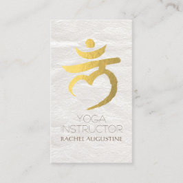 Yoga Instructor Root Chakra Muladhara Mantra LAM Visitenkarte