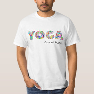 Yoga Instructor T - Shirt Text Studio Name hinzufü