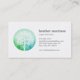 Yoga Instructor Visitenkarte