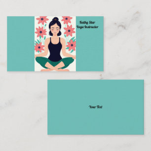 Yoga Instructor Visitenkarte