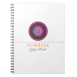 Yoga Instructor, Wellness Mandala Studio Design Notizblock