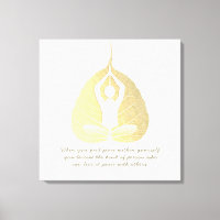 Yoga Instructor Zitat Meditation Pose Bodhi Leaf C