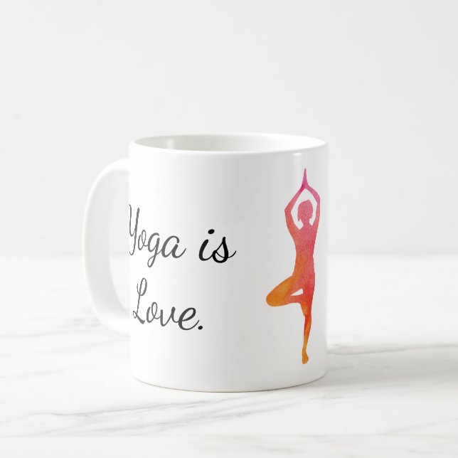 Yoga ist 2 Tasse (Vorderseite Links)