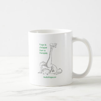 Yoga ist billiger als ein Therapeut Tasse