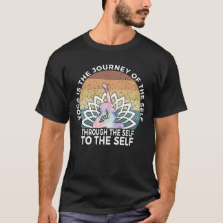 Yoga ist das Journey Yoga Lover Zitat Zen Yogi T-Shirt