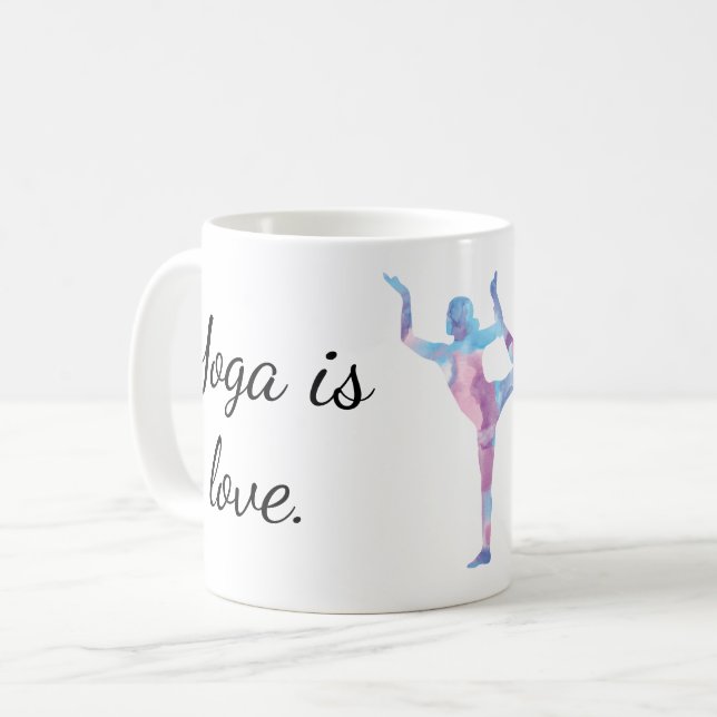 Yoga ist die Tasse des Lebens 1 (Vorderseite Links)