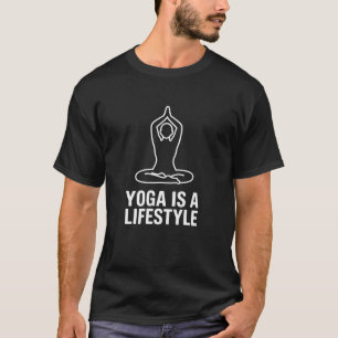 Yoga ist ein Lebensstil achtsames Leben Wellness M T-Shirt