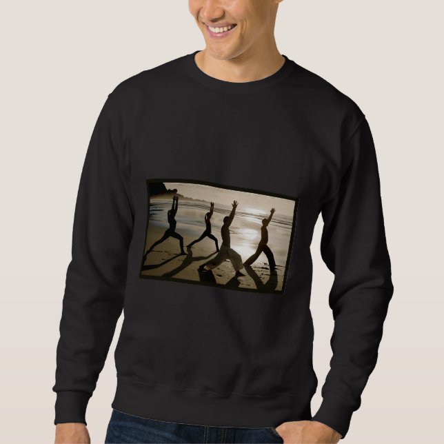 Yoga ist Leben 1 Sweatshirt (Vorderseite)