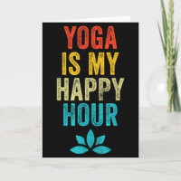 Yoga ist meine glückliche Stunde Meme Vintage Lust