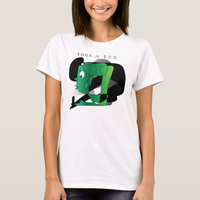 Yoga ist Spaß-T - Shirt (Vorderseite)