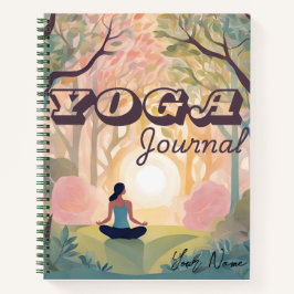 Yoga Journal Spiral Notebook Notizbuch