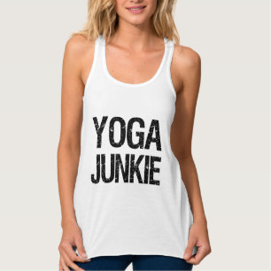 Yoga Junkie lustiger Panzer Tank Top