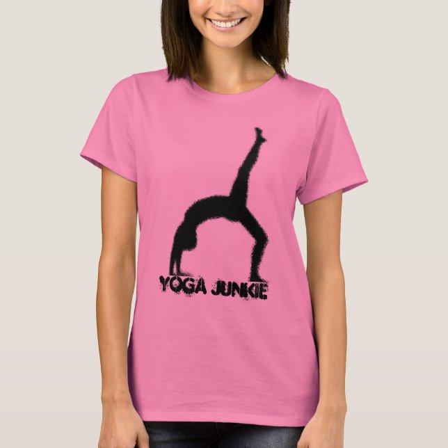 Yoga Junkie T-Shirt (Vorderseite)