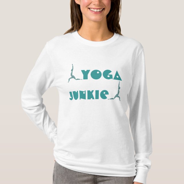 Yoga Junkie - Yoga Hooded Shirt (Langarm) (Vorderseite)