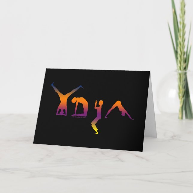 Yoga Karte (Vorderseite)