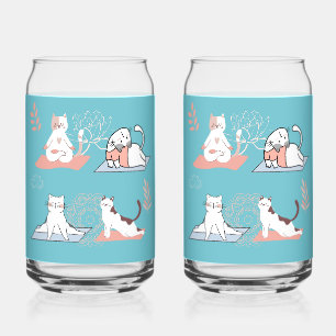 Yoga-Katzen Dosenglas