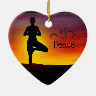 Yoga Keramik Ornament