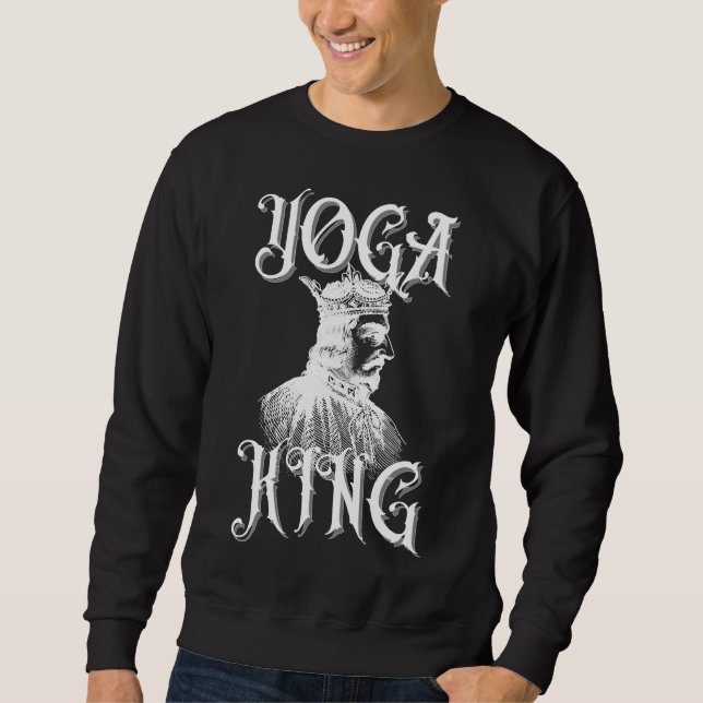 Yoga King Sweatshirt (Vorderseite)