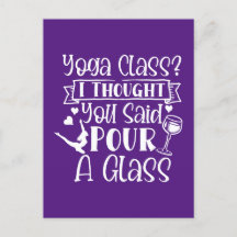 Yoga-Klasse, dachte ich, Sie haben gesagt, um ein
