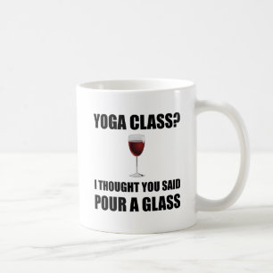 Yoga-Klassen-Glas Tasse