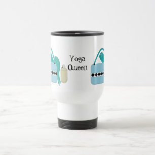 Yoga-Königin Yoga-Ausrüstung Design Reisebecher