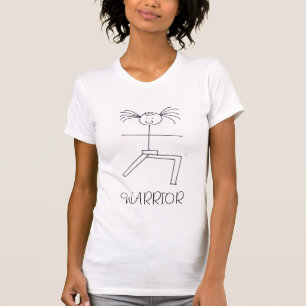 Yoga-Krieger u. Göttin T-Shirt