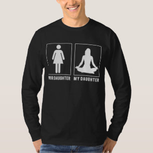 Yoga-Krieger vereinen sich: Ihre Tochter, meine To T-Shirt