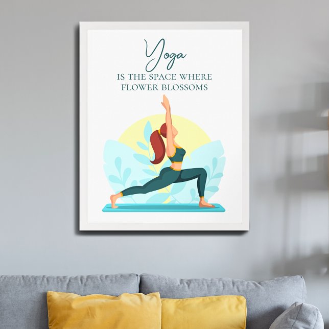 Yoga-Kunst im Krieg - Individuell gestaltete Inspi Poster (Von Creator hochgeladen)