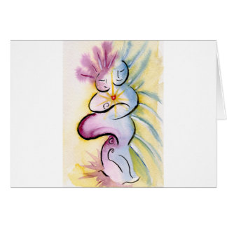 Yoga-Kunst-Liebe-Blüten