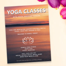 Yoga-Kurse Yoga Studio-Werbeaktion