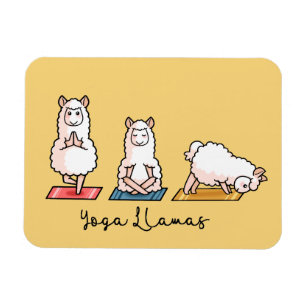 Yoga-Lamas Magnet