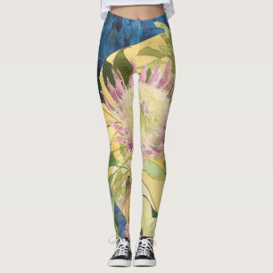 Yoga-Leggings-botanische Freude Leggings