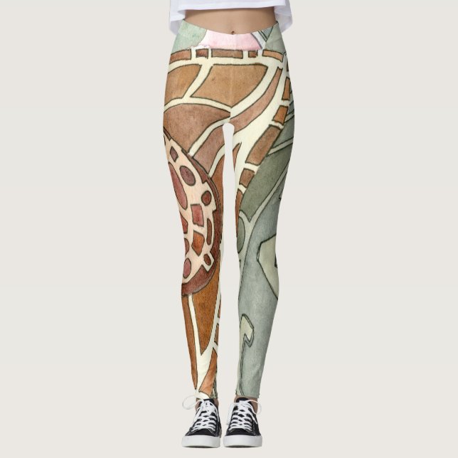 Yoga-Leggings-französisches Leggings (Vorderseite)