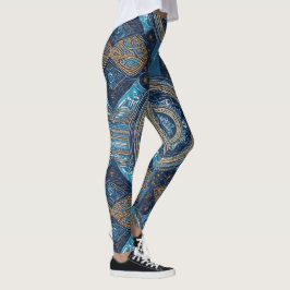 Yoga-Leggings mit einzigartigem Muster Leggings