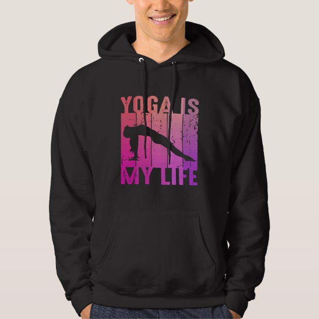 Yoga-Lehrer 91 Hoodie (Vorderseite)