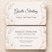Yoga-Lehrer Floral