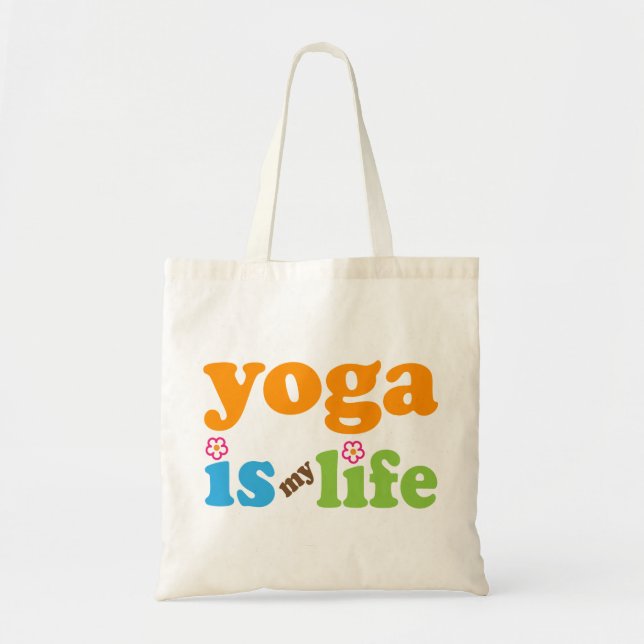 Yoga-Lehrer-Geschenk-Mädchen Tragetasche (Vorne)