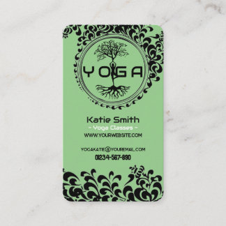 Yoga-Lehrer/Instrukteur - Visitenkarte