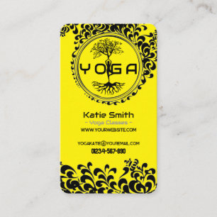 Yoga-Lehrer/Instrukteur - Visitenkarte